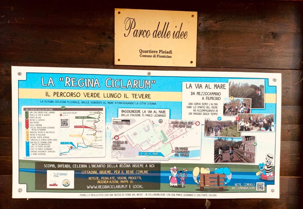 Appartamento Tra Aeroporto Davinci E Fiera Di Roma Fiumicino Exterior foto